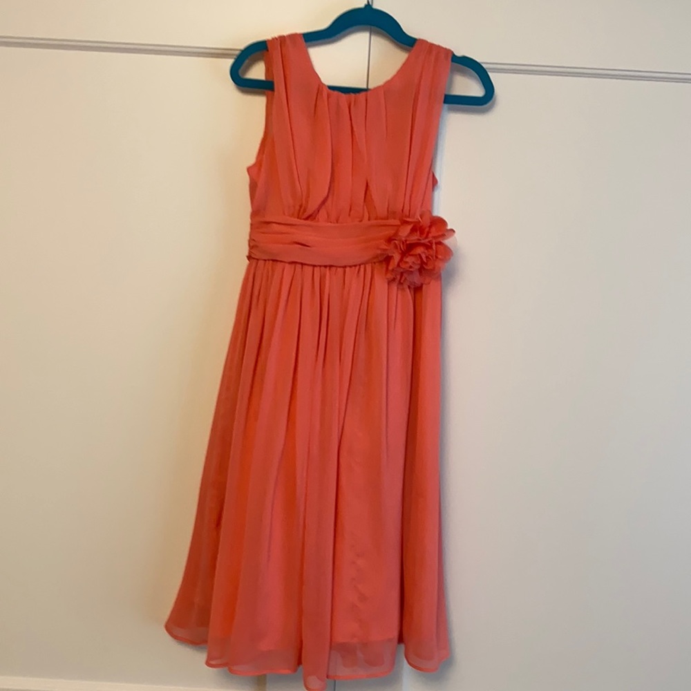 Girls flowy Peach dress